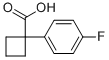 Structure of 1-(4-FLUOROPHENYL)CYCLOBUTANECARBOXYLIC ACID