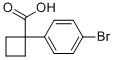 Structure of 1-(4-BROMOPHENYL)CYCLOBUTANECARBOXYLIC ACID