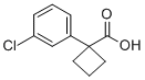 Structure of 1-(3-CHLOROPHENYL)CYCLOBUTANECARBOXYLIC ACID