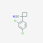 Structure of 1-(2,4-dichlorophenyl)cyclobutanecarbonitrile