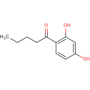 1-Pentanone, 1-(2,4-dihydroxyphenyl)-结构式