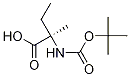 Structure of (R)-2-(tert-butoxycarbonylamino)-2-methylbutanoic acid