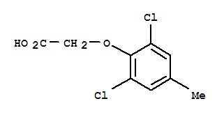 (2,6-dichloro-4-methylphenoxy)acetic acid结构式