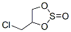 Structure of 4-(chloromethyl)-1,3,2-dioxathiolane 2-oxide
