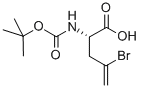 Structure of (S)-N-BOC-(2-BROMOALLYL)-GLYCINE