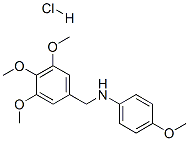 4-methoxy-N-[(3,4,5-trimethoxyphenyl)methyl]aniline hydrochloride结构式