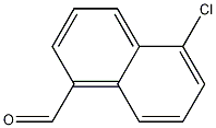 5-Chloronaphthalene-1-carboxaldehyde结构式