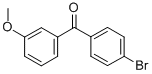 Structure of (4-BROMOPHENYL)-(3-METHOXYPHENYL)METHANONE