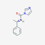 Structure of N-[(S)-(-)-1-PHENYLETHYL]IMIDAZOLE-1-CARBOXAMIDE