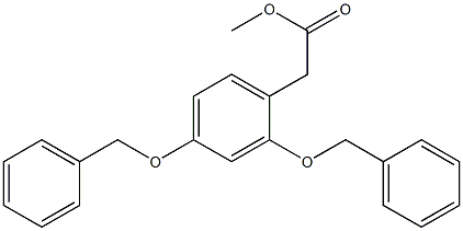 Structure of Methyl 2,4-Bis(benzyloxy)phenylacetate