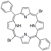 Structure of 5,15-dibromo-10,20-diphenylporphine