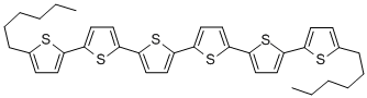 Structure of 5 5''''-DIHEXYL-2 2':5' 2'':5'' 2''':5'&