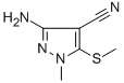 Structure of 3-AMINO-1-METHYL-5-(METHYLTHIO)-1H-PYRAZOLE-4-CARBONITRILE