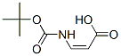 Structure of ACRYLIC ACID 3-[[(1,1-DIMETHYLETHOXY)CARBONYL]AMINO]-,(Z)-