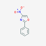 Structure of 4-nitro-2-phenyl-1,3-oxazole
