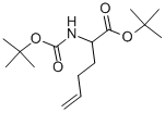 Structure of tert-Butyl 2-(tert-butoxycarbonylamino)hex-5-enoate