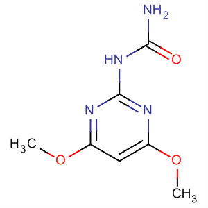 Structure of Urea, (4,6-dimethoxy-2-pyrimidinyl)-
