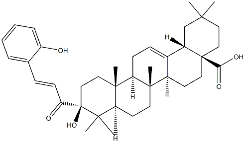 Structure of 3-O-(E)-Hydroxycinnamoyl oleanolic acid