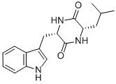 cyclo(L-leucyl-L-tryptophyl)结构式