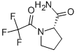 Structure of 2-PYRROLIDINECARBOXAMIDE,1-(TRIFLUOROACETYL)-,(2S)-