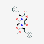 Structure of (α1S,α4S,2S,5S)-2,5-DiMethyl-3,6-dioxo-α1,α4-bis(2-phenylethyl)-1,4-piperazinediacetic Acid 1,4-Diethyl Ester