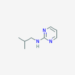 Structure of 2-Pyrimidinamine, N-(2-methylpropyl)-