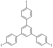 Structure of 1 3 5-TRIS(4-IODOPHENYL)BENZENE)  90