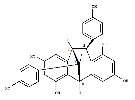 (+)-AmpelopsinF结构式