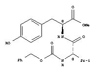 Structure of N-CBZ-VAL-TYR METHYL ESTER