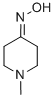 Structure of 1-METHYLPIPERIDIN-4-ONE OXIME