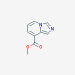 Structure of Methyl imidazo[1,5-a]pyridine-8-carboxylate
