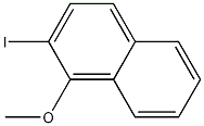 Structure of 2-Iodo-1-methoxynaphthalene