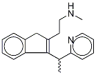 Structure of rac-N-DeMethyl DiMethindene
