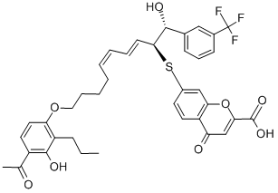 Structure of Iralukast [inn]