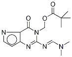 N1-(Pivaloyloxy)Methyl-N2-(diMethylaMino)Methylene 9-Deazaguanine结构式