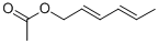 Structure of TRANS,TRANS-2,4-HEXADIENYL ACETATE