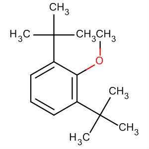 Structure of Benzene, 1,3-bis(1,1-dimethylethyl)-2-methoxy-