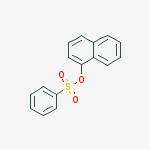 Structure of naphthalen-1-yl benzenesulfonate