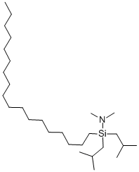 Structure of OCTADECYL DIISOBUTYL (DIMETHYL AMINO) SILANE