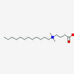 Structure of N-(3-CARBOXYPROPYL)-N,N-DIMETHYL-1-DODECANAMINIUM, INNER SALT
