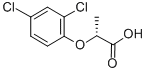 Structure of (R)-2-(2,4-Dichlorophenoxy)propanoic acid