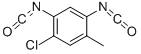 Structure of 4-CHLORO-6-METHYL-M-PHENYLENE DIISOCYANATE