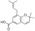 Structure of 2,2-Dimethyl-8-prenyl-2H-chromene-6-carboxylic acid
