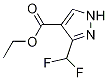 Structure of ETHYL 3-(DIFLUOROMETHYL)-1H-PYRAZOLE-4-CARBOXYLATE