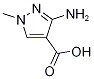 Structure of 1H-Pyrazole-4-carboxylicacid, 3-amino-1-methyl-