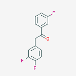 Structure of 2-(3,4-Difluorophenyl)-1-(3-fluorophenyl)ethanone