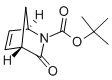 Structure of (6R,7S)-2-BOC-2-AZA-BICYCLO[2.2.1]HEPT-5-EN-3-ONE