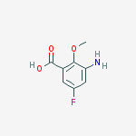 Structure of 3-Amino-5-fluoro-2-methoxybenzoic acid
