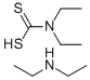 Structure of DIETHYLAMMONIUM DIETHYLDITHIOCARBAMATE