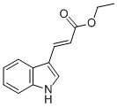Structure of ETHYL INDOLE-3-ACRYLATE
